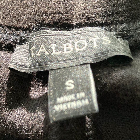 Talbots Classic Black Velvet Trousers - Picture 5 of 6